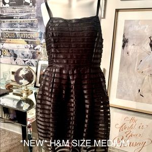 Black ribbon detail dress from H&M